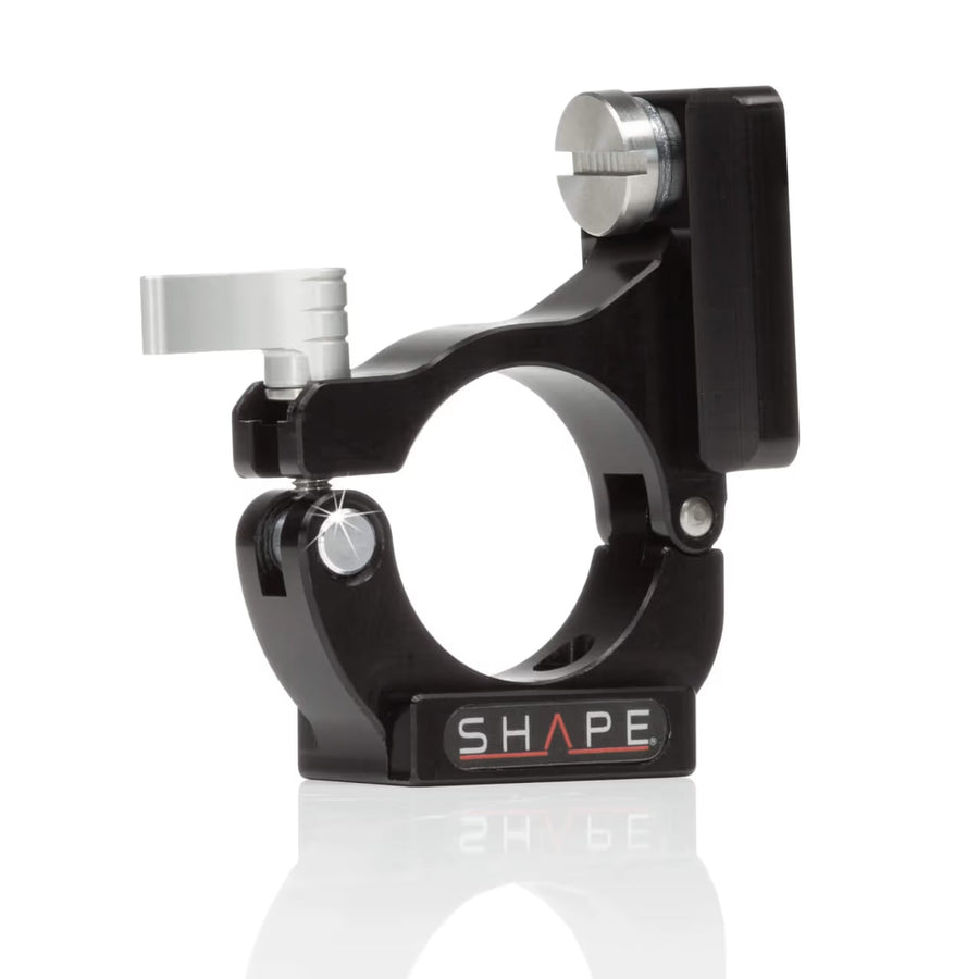 Monitor accessory mounting clamp for 30 mm gimbal rod