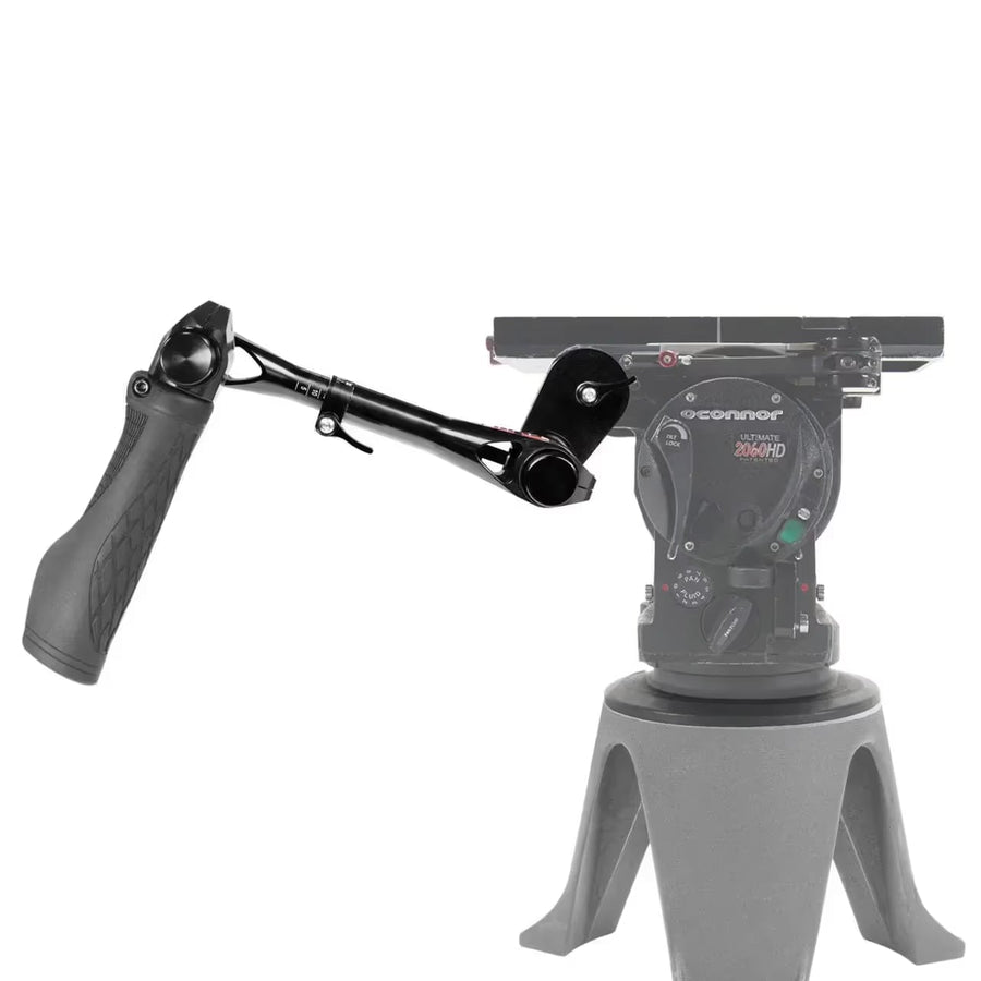 O'Connor tripod pan handle with push-button
